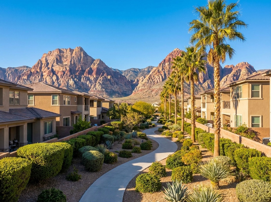 Summerlin neighborhood served by Poop Scoop Dude