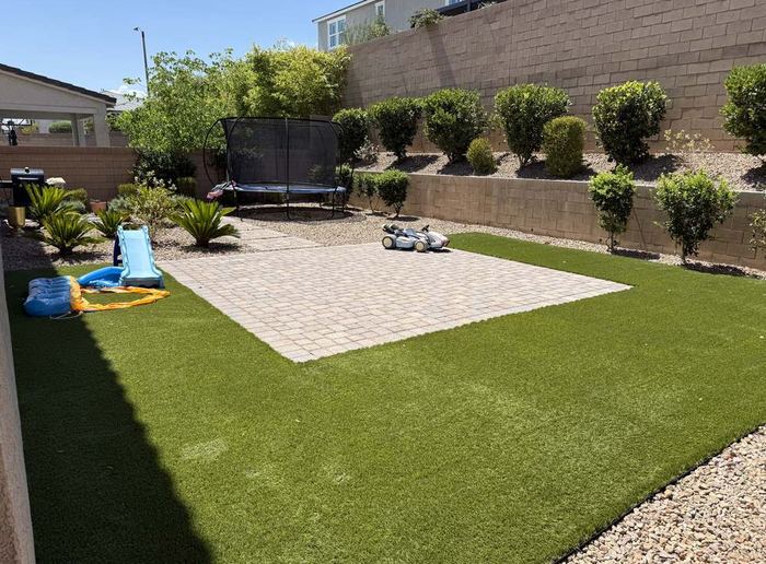 Clean Las Vegas yard after a Poop Scoop Dude visit