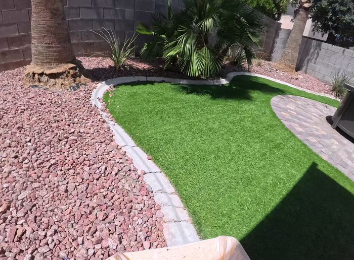 Clean Las Vegas yard after a Poop Scoop Dude visit